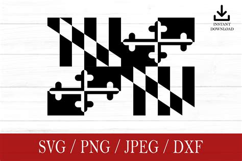 Maryland Svg, Maryland Flag Svg, Svg, Png, Dxf, Jpeg, Digital Download, Cut File, Cricut ...