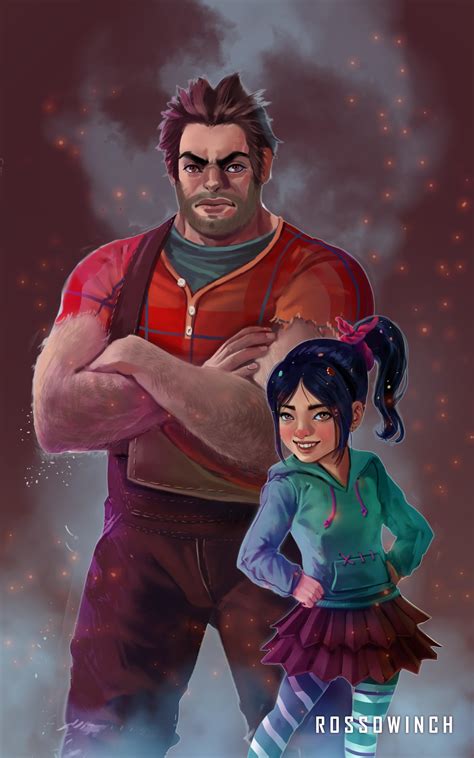 Wreck it Ralph and Vanellope [OC] : r/fanart