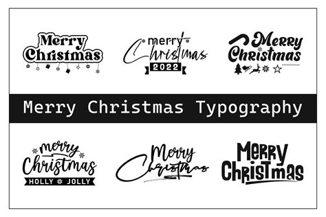 Merry Christmas Typography-SVG Graphic by RS Graphics · Creative Fabrica