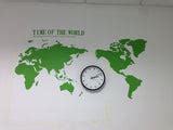 World map wall decals Removable Living room Wall decals – EllaSeal