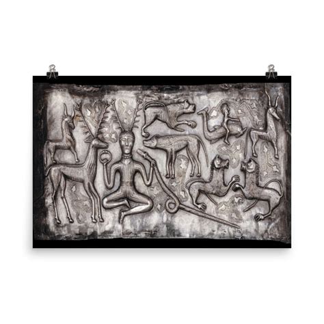 Cernunnos Gundestrup Cauldron Print Poster - Etsy UK