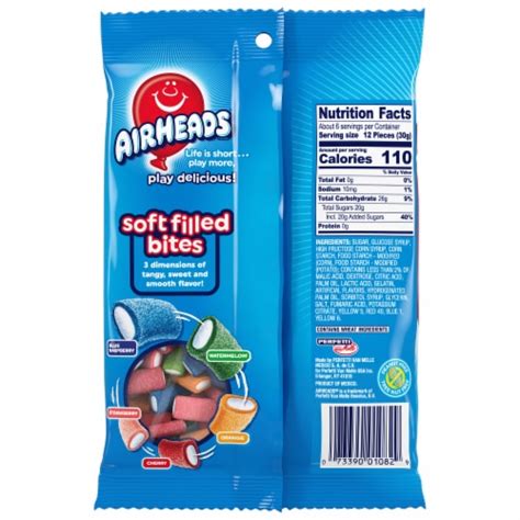 Airheads® Soft Filled Bites Original Fruit Flavors Candy, 6 oz - Kroger