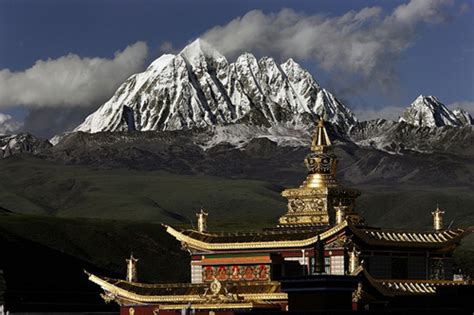 Photographies - Tibet - Matthieu Ricard - Temple - Montagne sacrée de Jara Latzé - Temple - Jara ...