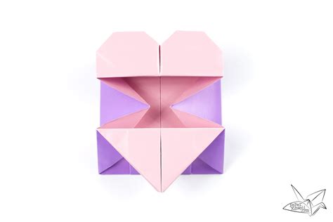 Origami Opening Heart Box / Envelope Tutorial - Paper Kawaii