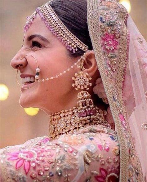 Bollywood actress Anushka Sharma marriage pics | Indian bridal outfits, Indian wedding dress ...