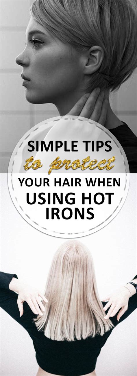 Simple Tips to Help Protect Your Hair From Heat when Using Hot Irons