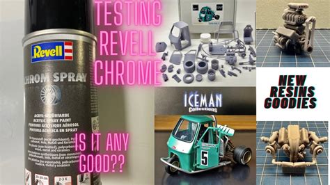 A Look At Revell Chrome Spray Paint And Some New Products From ICEMAN COLLECTIONS - YouTube