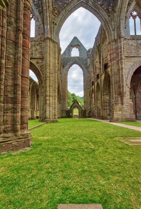 Interior Ruins of Tintern Abbey, Tintern, Wales Stock Image - Image of ...