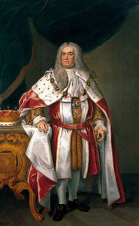 art - Why did Robert Walpole get painted with a crown on his right side ...