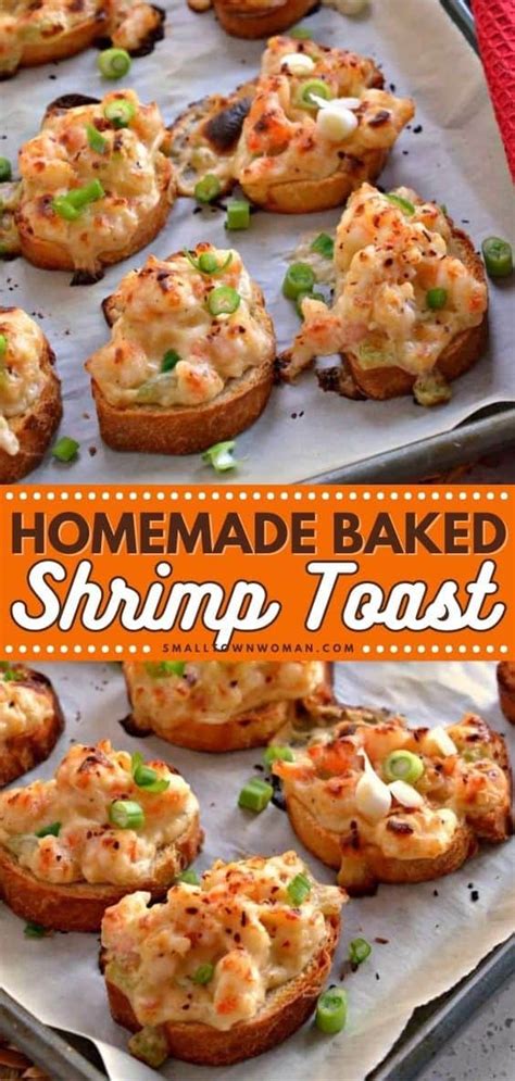 Baked Shrimp Toast | Small Town Woman