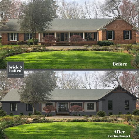 Ranch Homes Before & After Makeover | Blog | brick&batten | Brick ...