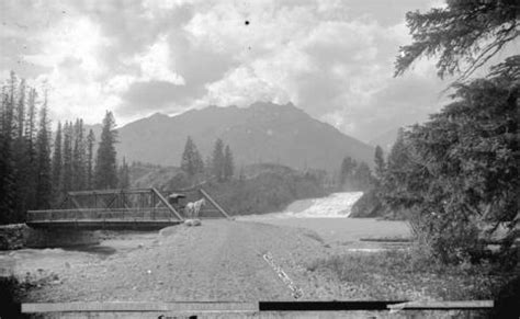 Bow River Falls, Banff National Park - City of Vancouver Archives