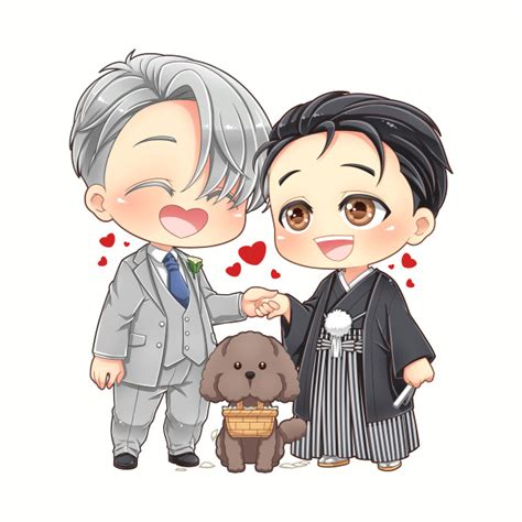 Wedding Victor Yuuri Yuri on Ice - Yuri On Ice - Tapestry | TeePublic