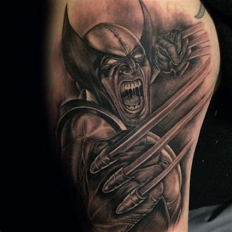 90 Wolverine Tattoo Designs For Men - X-Men Ink Ideas