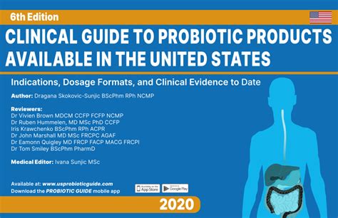 (PDF) 2020 Clinical Guide to Probiotic Products Available in USA, Indications, Dosage Formats ...