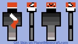 Foxy shadow Minecraft Skin