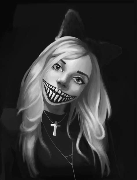 Practice2. creepy smile by TragixPrincess on DeviantArt