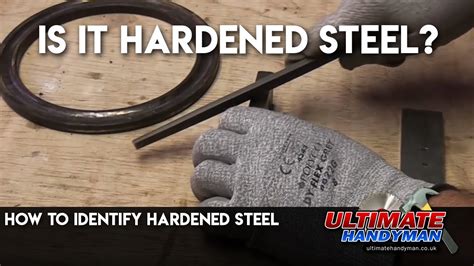 How to identify hardened steel - YouTube