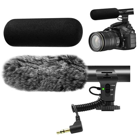 Buy tikysky Camera Microphone, M-1 Video Microphone for DSLR Interview ...