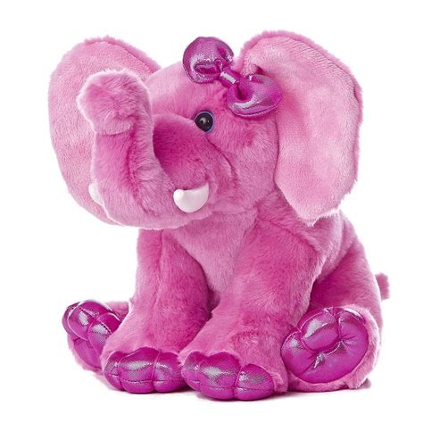 Aurora Destination Nation Boutique - 10" Pink Elephant | Elephant plush ...