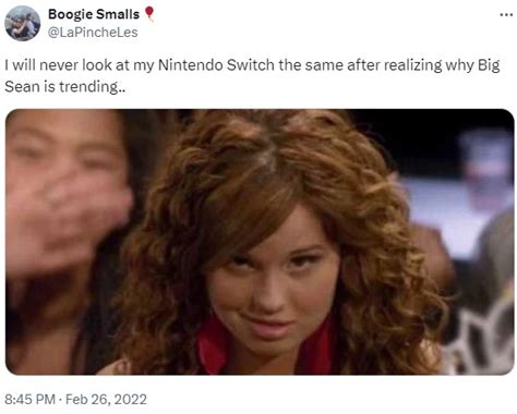 I will never look at my Nintendo Switch the same after realizing why Big Sean is trending ...