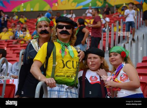 Portugal's Fans during Soccer World Cup 2014 First round Group G match Ghana v Portugal at ...