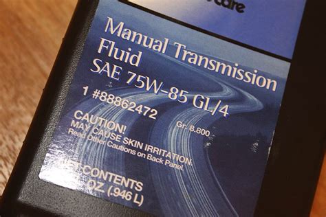 (2) quarts of GM manual transmission fluid - LS1TECH - Camaro and ...