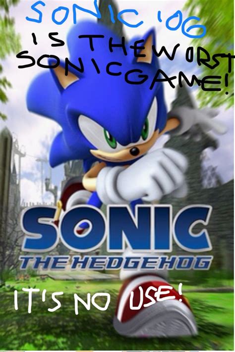 SONIC '06 IS THE WORST SONIC GAME!!!!! in 2022 | Character graphic, Sonic, Sonic the hedgehog