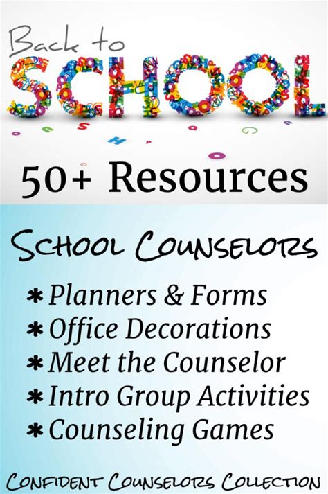 Back to School Resources for School Counselors - Confident Counselors