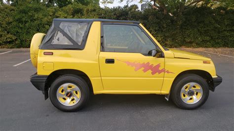 Very Yellow 1993 Geo Tracker Convertible For Sale