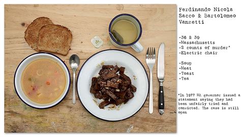 Artist Photographs The Last Meals Of Inmates On Their Death Row