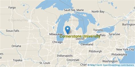 Cornerstone University Campus Map