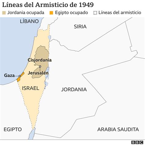 Conflicto israelí-palestino: 6 mapas que muestran cómo ha cambiado el ...