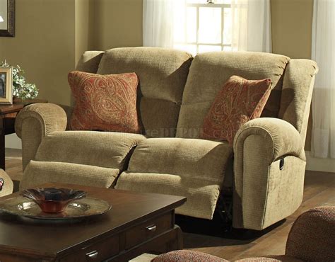 Havana Fabric Modern Grove Park Reclining Sofa & Loveseat Set