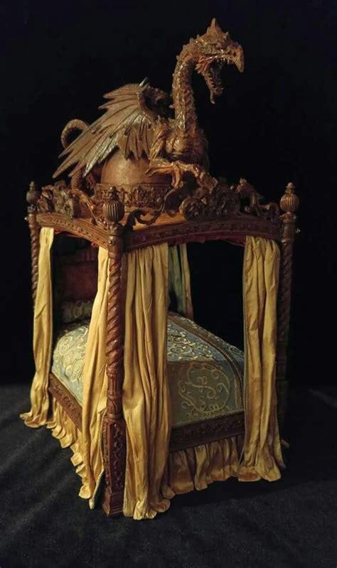 Stunning Dragon bed by Michael Reynolds. | Dragon bedding, My dream home, Bed