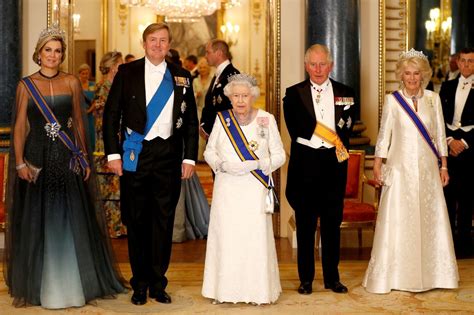 Queen Elizabeth II Hosts State Banquet for the King and Queen of the Netherlands — Royal ...