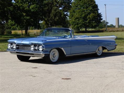 1959 Oldsmobile 98 Blue + White Two Tone Convertible 394cu/315hp ...