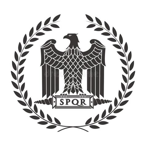 Logo of the Roman eagle. stock illustration | Roman tattoo, Ancient ...