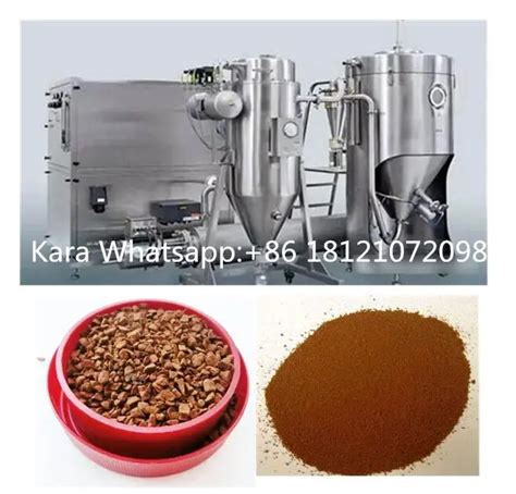 Instant Coffee Freeze Drying Equipment For Freeze Dried Coffee Granule - Buy Instant Coffee ...