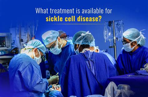 What treatment is available for sickle cell disease?