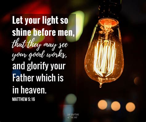 Matthew 5:16 - LDS Scripture of the Day