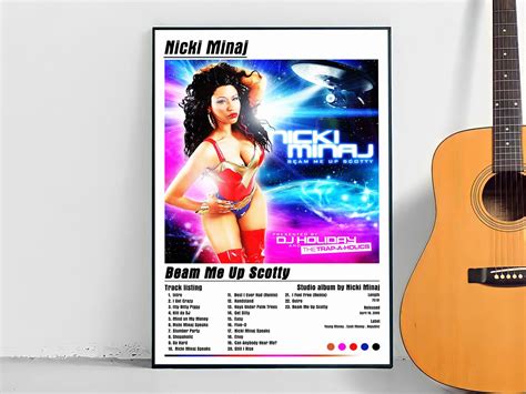 Nicki Minaj Beam Me Up Scotty Album Cover Poster | Etsy