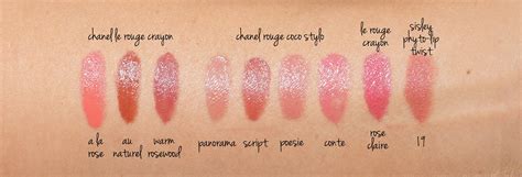 Chanel-lip-swatches - The Beauty Look Book