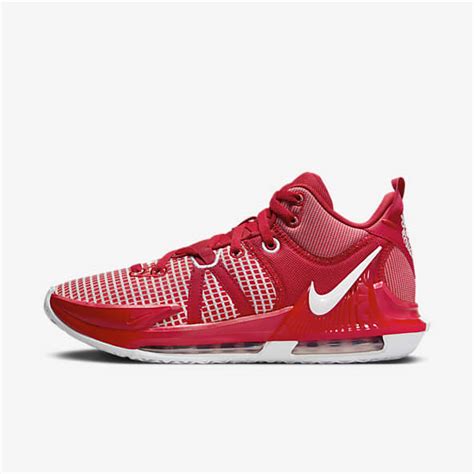 Red LeBron James Shoes. Nike.com