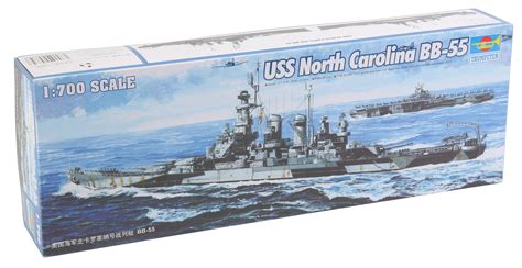 Buy Trumpeter 1/700 USS North Carolina BB55 Battleship Model Kit Online ...