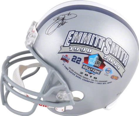 Emmitt Smith Autographed Helmet | Details Dallas CowboysHall of Fame ...