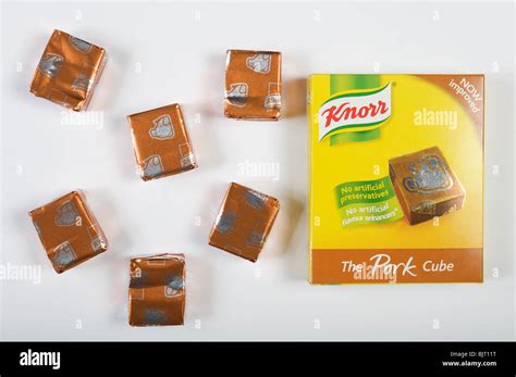 Knorr pork stock cubes Stock Photo - Alamy