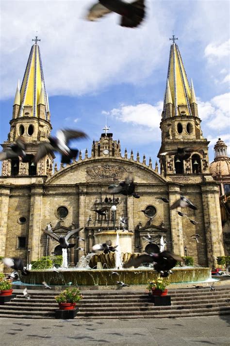 Guadalajara Cathedral in Jalisco, Mexico Stock Photo - Image of front ...