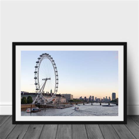 London Eye at Sunset | Photo Print - Urban Walking Experience