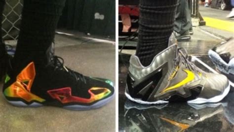 LeBron James Breaks Out Two New Nike LeBron 11 Colorways for Media Day ...